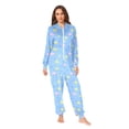 thumbnail image 3 of Cute Jellyfish Adult onesie Pajamas, Crystal Velvet Ultra Soft Warm Jumpsuit for Men and Women, 3 of 7