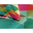thumbnail image 3 of Ambesonne Colorful Quilted Coverlet 3 Pcs, Retro Colors Graphic Art, King Size, Multicolor, 3 of 4