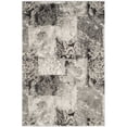 thumbnail image 3 of Safavieh Retro 2'3" X 7' Power Loomed Rug in Cream and Gray, 3 of 10