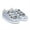 Silver, variant on Women's Ribbon Bow Leather Sneakers, Gold,6 M US