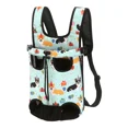thumbnail image 3 of Mochila transportadora para perros y gatos, de malla de camuflaje, productos de viaje para exteriores, bolsa transportadora ajustable para perros y gatos, mochila de doble hombro para mascotas, 3 of 5