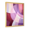 thumbnail image 5 of Designart "Abstract Shapes With Mauve Motion I" Abstract Shapes Picture Framed Canvas Prints, 5 of 5