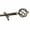 Antique Brass, variant on Twist 13/16 Inch Diameter Curtain Rod 66-120" - Satin Nickel