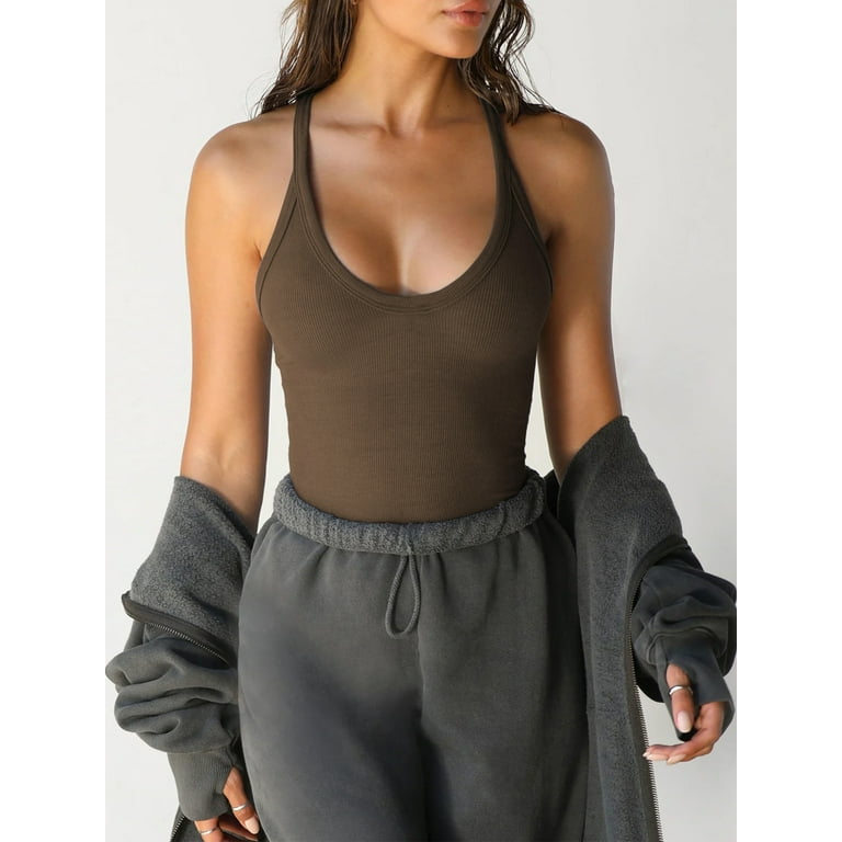 Street Solid U Neck Sleeveless Two Pieces Street Solid U Neck Sleeveless Two Pieces