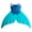 SkyBlue, variant on wuyuhangppo Mermaid Fins Training Pink Flipper Swim Diving Feet Tail Monofin Siamese Webbed Feet Seafront Pool Equipment Teenagers