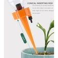 thumbnail image 3 of Auto Drip Irrigation System with Slow Release Switch Control Valves Self Water Spike Waterer Tools Adjustable Garden Sprinkler Orange 1pc, 3 of 7