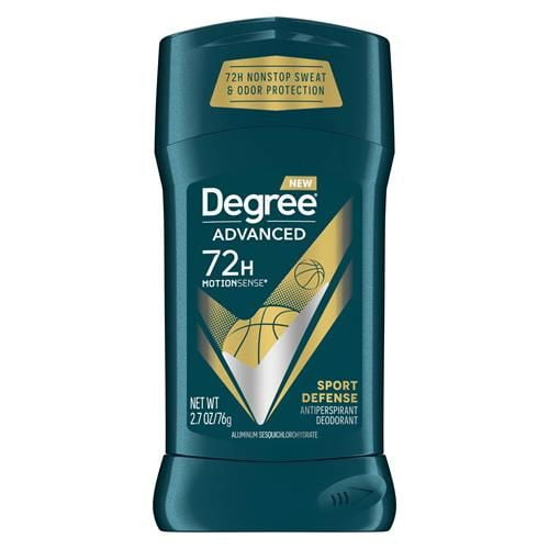 Degree Sport Defense Advanced Protection Antiperspirant Deodorant Stick, 2.7 Oz Packaging May Vary - Pack of 2