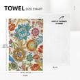 thumbnail image 2 of Bohemian Floral Kitchen Towels Decorative Set Boho Mandala Dish Towels Absorbent Dish Cloths Set Colorful Flowers Tea Hand Towels for Kitchen Farmhouse Holiday Home Decor (2 Pack, 16"x24"), 2 of 6