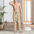 thumbnail image 2 of Balery Fruits Peach2 Pantalones de pijama para hombre, pijama ultraligero, pantalón de descanso-X-Large, 2 of 6