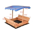 thumbnail image 4 of Costway Beach Cabana Sandbox Rétractable W / Banquette à Baldaquin Enfants Jeu en Plein Air, 4 of 8