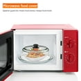 thumbnail image 3 of Microwave Tall Glass Plate Cover | Splatter Guard Lid with Easy Grip Silicone Handle Knob | 100% Food Grade | BPA Free and Dishwasher Safe | Fits Plates and Bowls 10 x 3 inches, 3 of 7