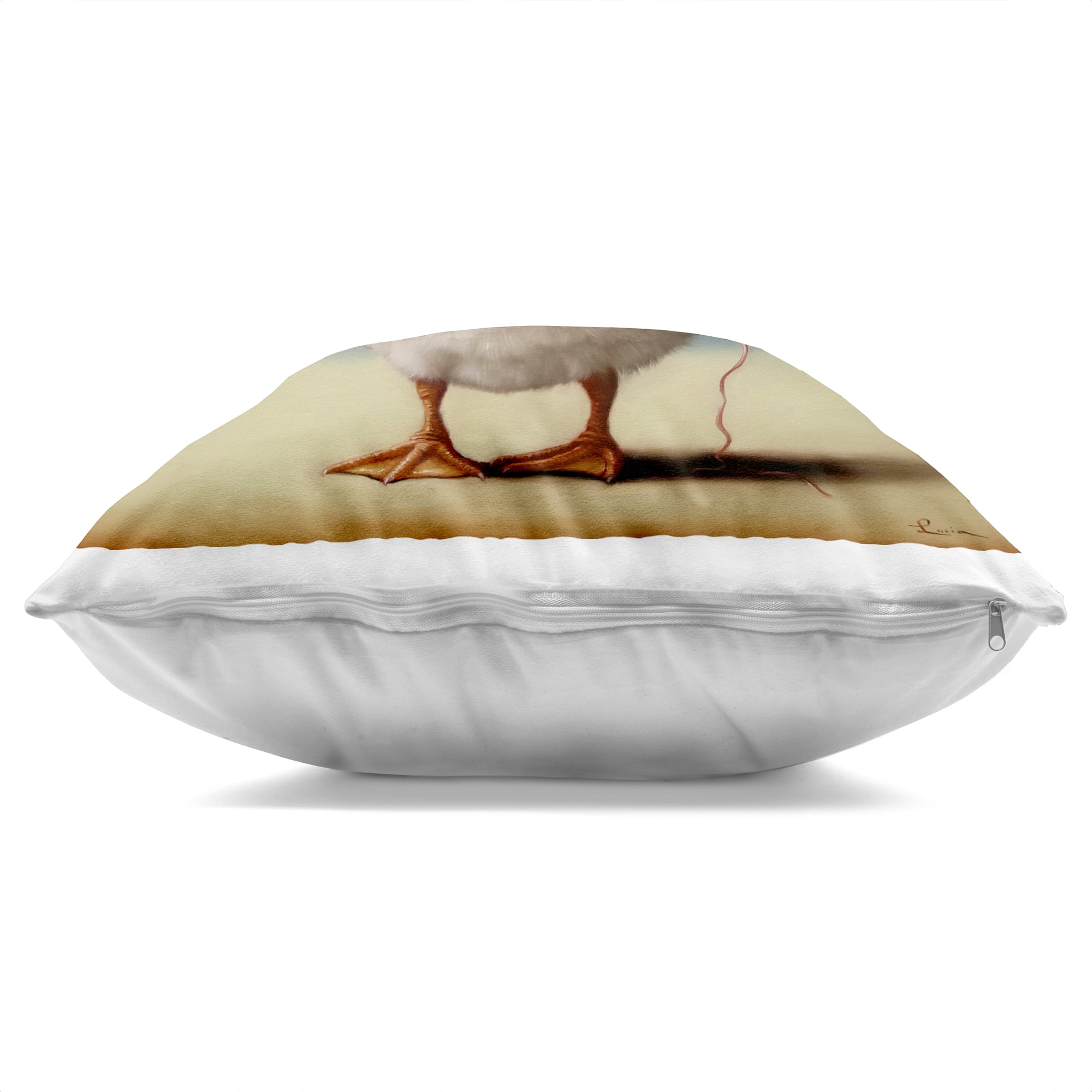 Stupell Industries Silly Goose with Balloon Decorative Printed Throw Pillow, design by Lucia Heffernan, 18 x 7 x 18