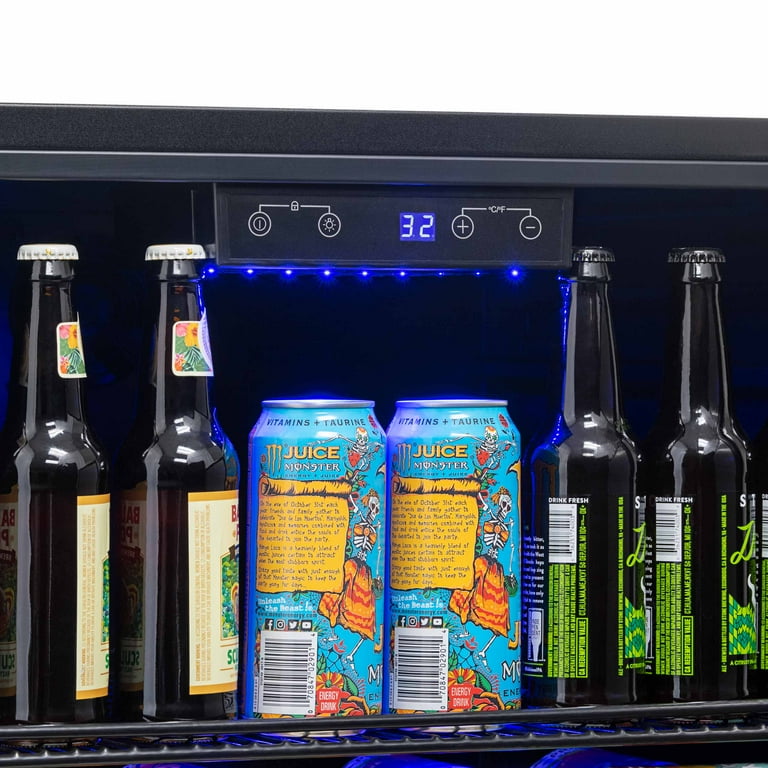 Free Shipping Newair 24 inch 160 Can Outdoor Rated Beverage Refrigerator 1 Stainless Steel Door Walmart