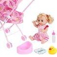 thumbnail image 3 of Muñeca de bebé y soporte de muñeca de simulación Gesc fresa, 3 of 8