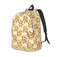 thumbnail image 2 of Daiia Hand Drawn Snake Vintage Canvas Backpack for Men and Women ,Hiking Backpack,Travel Laptop Bag for School,Large Capacity Backpack, 2 of 8