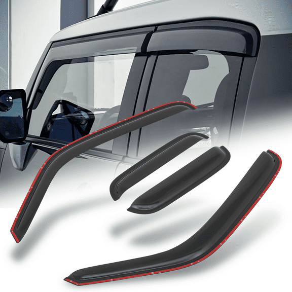 Magshion Set of 4 Smoke Window Visor Shade Vent Rain Deflector for 1999-2011 Ford Ranger Extended Cab