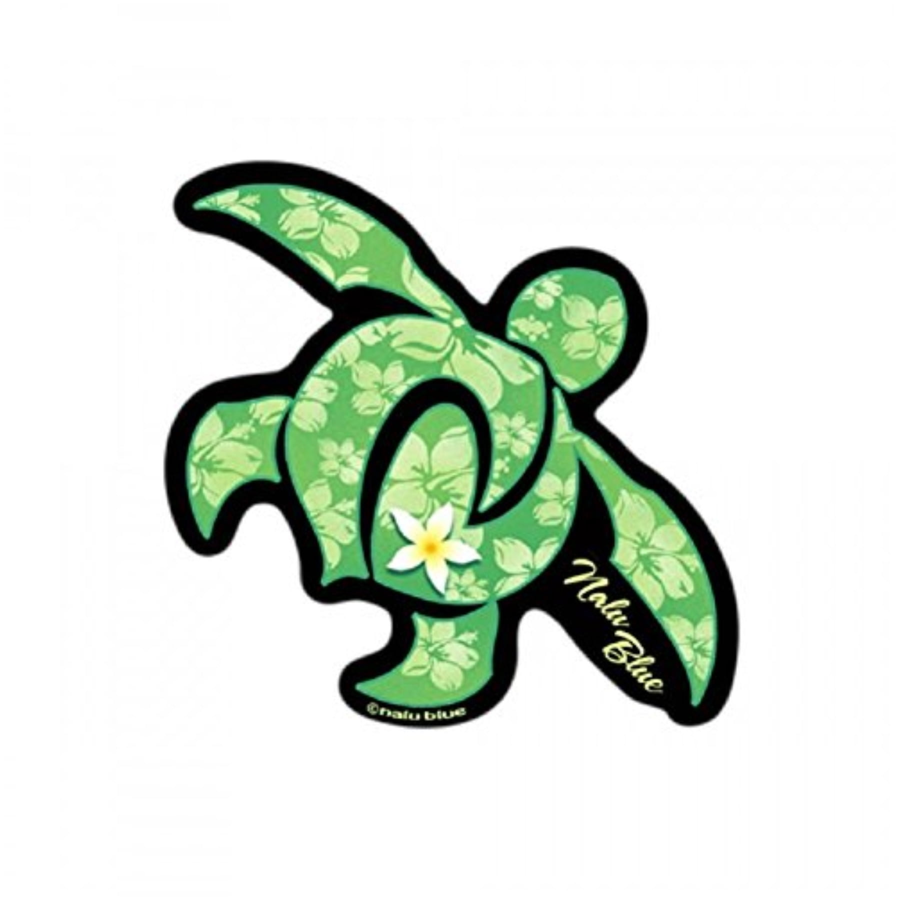Hawaiian Decal Green Honu Turtle - Walmart.com - Walmart.com
