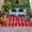 Red, variant on Pink Plaid Outdoor Rug 4x6 Ft, Non Slip Washable Area Rug, Modern Art Checkered Farmhouse Patio Rugs Carpet Runner, Large Floor Mat for Indoor/Outdoor Deck Porch Camping