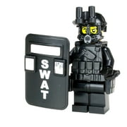 Battle Brick SWAT Police Officer Pointman Custom Minifigure