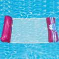 thumbnail image 4 of Hamaca De Agua Hamaca de agua inflable Cama flotante de natación de piscina de PVC impresa con malla (rojo rosa), 4 of 6