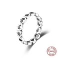 thumbnail image 1 of 925 Silver Stackable Vintage Leaf Ring For Women Crystal S925 Bowknot Rings Original Finger Rings Anniversary Retro Jewelry YFPTR018 7, 1 of 6