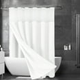 thumbnail image 4 of Shower Curtain under $5! CQCYD Shower Curtain Set Waterproof Polyester Fabric Bathroom Curtain with Hooks Liner for Bath Tub Shower Rod Window Privacy, 4 of 6