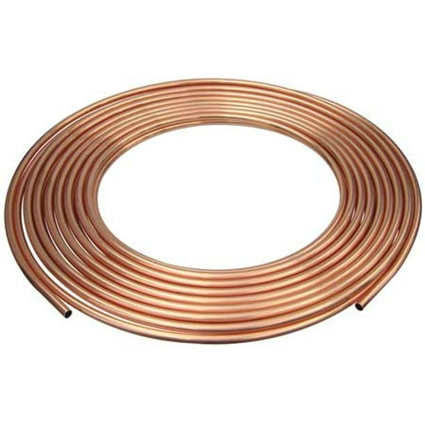 MUELLER INDUSTRIES D 08100P 1/2" OD x 100 ft. Coil Copper Tubing Type ACR