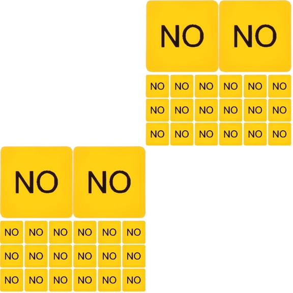 40 pcs PVC Device Stickers Caution Labels Stickers Multi-use On/Off Stickers