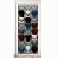 thumbnail image 2 of Soporte para almacenamiento de gorras con 24 bolsillos, 3 ganchos, multifuncional para gorras y sombreros de béisbol, 2 of 7