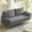 Gray, variant on LiangFu 67" Modern Velvet Loveseat 2-Seat Sofa with Golden Frosted Legs Mid Century Sofa Compact Love Seat with 2 Pillows for Livingroom, Apartment,Gray