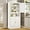 White-4door-61h, variant on 51" H Tall Metal Kitchen Pantry Storage Cabinet, Freestanding Storage Cabinets with Magnetic Doors and Adjustable Shelves, Black Metal Pantry Cabinet for Dining Room and Living Room.