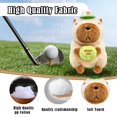 thumbnail image 2 of Cubierta para Cabeza de Palo de Golf Doble Capibara de Peluche Divertido, 2 of 4
