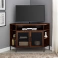 thumbnail image 3 of Maverick 48" Porte-Tv en Maille Industrielle d'Angle en Noyer Foncé, 3 of 4