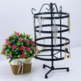 thumbnail image 4 of Amdohai Metal 4-layer Round Rotating Jewelry Display Stand Earrings Organizer Jewelry Holder, 4 of 7