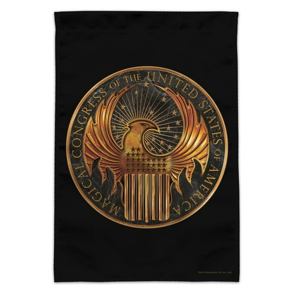 Fantastic Beasts and Where to Find Them Magical Congress Logo Garden Yard Flag