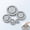 Grey, variant on 5 Pack Pottery Foot Ring Tool, Pottery Foot Ring Tool Clay Base Aligner for Ceramic, Aligned Foot Ring Template for Ceramics, Even Foot Press for Pottery Bowls, DIY Wheel Projects