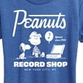 thumbnail image 3 of Peanuts - Record Shop - Women's Short Sleeve Graphic T-Shirt, 3 of 7