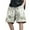 Khaki, variant on Cargo Shorts for Men 2025 Casual Summer Travel Shorts Elastic Waist Loose Fit Breathable Retro Y2k Hip Hop Streetwear Coffee M