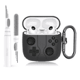 thumbnail image 1 of Funda Protectora Silicona Para AirPods 4 Case + Limpiador Xtellar negro, 1 of 3