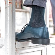 Bambooven Bamboo Trouser Socks for Men, Lightweight Dress Socks, Size 8-12, 3 Pairs