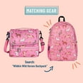 thumbnail image 2 of Wildkin Two Compartment Insulated Reusable Kids Lunch Bag for Boys & Girls, BPA Free, Includes Shoulder Strap (Wild Horses Pink), 2 of 2