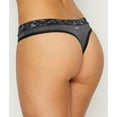 thumbnail image 2 of Women's Maidenform DMMSMT Sport Thong (Grey Print/Black 8), 2 of 2