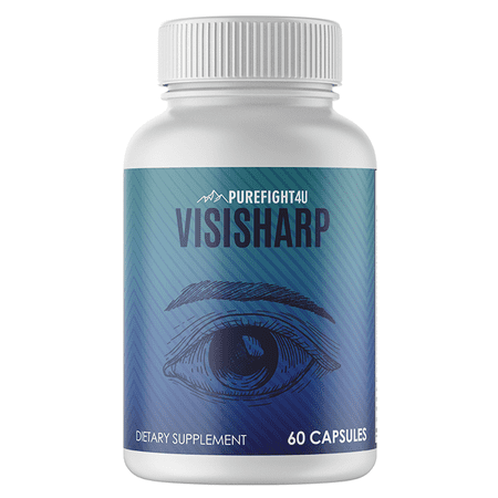 PUREFIGHT4U VisiSharp Vision and Eye Health Support Dietary Supplement, 60 Veggie Capsules