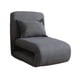 thumbnail image 1 of Sofá cama plegable,Sofá cama plegable,sillón individual,cómodo,Sofá cama portátil con almohada para el suelo,Silla Reclinable Convertible Respaldo Ajustable,Sofá De color verde oscuro, 1 of 9