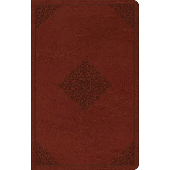 ESV Large Print Value Thinline Bible (Trutone, Tan, Ornament Design), (Hardcover)