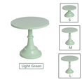 thumbnail image 1 of Cake Stand Home Party Dessert Table Display Rack Dessert Cake Tray Cold Meal Tea Break Table Afternoon Tea Center Rack Metal LIGHT GREEN (M) 10 INCH-1PCS, 1 of 6