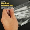 thumbnail image 3 of 800 Pcs Clear Cellophane Bags 5 X 7 Inch (13 X 20 Cm), Biodegradable Plastic For Sweets, Cookies, Gifts - Self Seal Small Packaging, 3 of 7