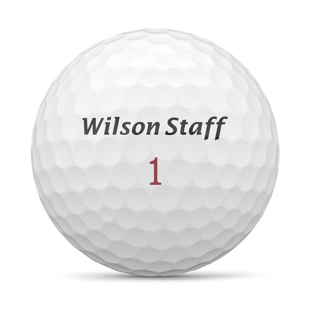 Pelotas de golf Wilson ZIP Double Dozen, 24 unidades, color blanco