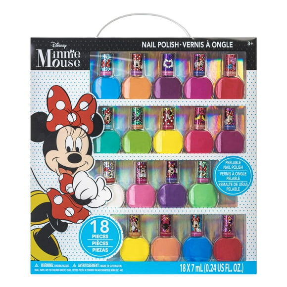 Set de esmaltes de uñas Townley Girl Disney Minnie Mouse, 18 piezas Townley Girl N/A
