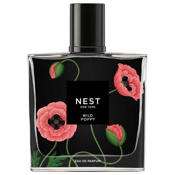 NEST New York Wild Poppy Eau de Parfum, Fruity Floral Perfume Spray for Women, 1.7 fl oz